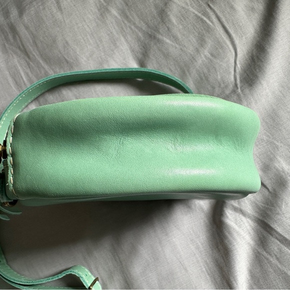 Portland Leather Goods PLG Small Circle Bag in Mint - Picture 3 of 5